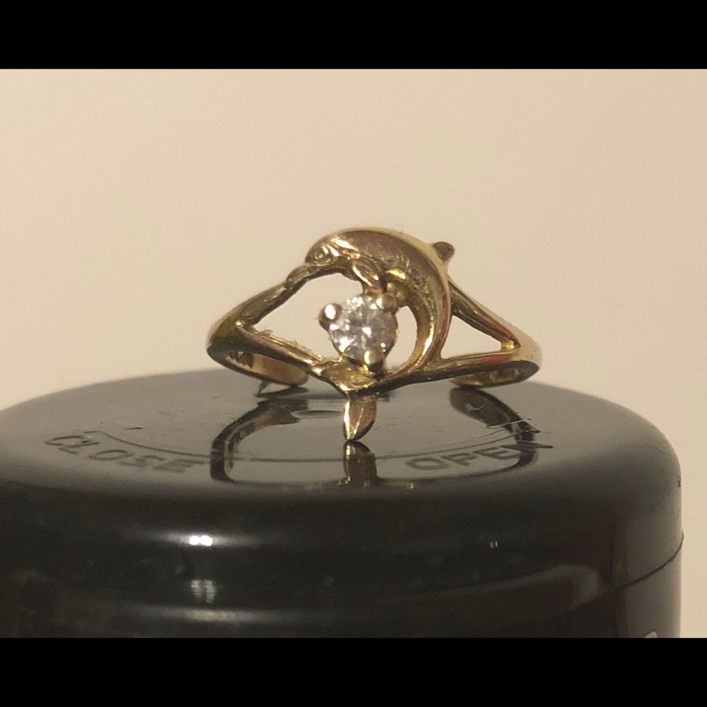 Dolphin Toe Ring